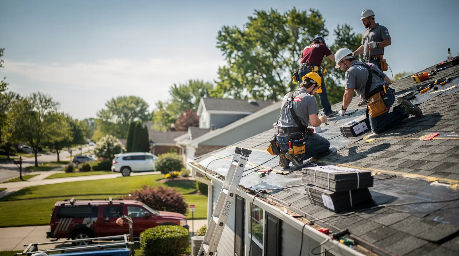 Roof Repair in Thompsonville, IL around you